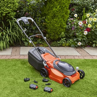 Flymo EasiStore 340R Electric Rotary Lawnmower 36V inc 2ah battery