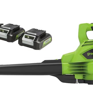 Greenworks 48V 321 km/h Cordless Brushless Blower Vacuum (2 x 4AH Battery & Charger)