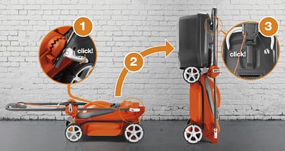 Flymo EasiStore 340R Electric Rotary Lawnmower - Image 2