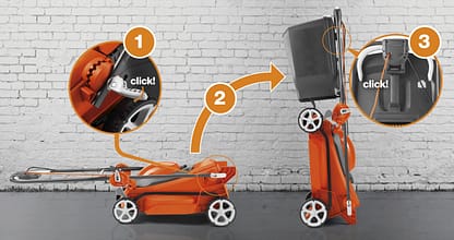 Flymo EasiStore 380R Electric Rotary Lawnmower - Image 2