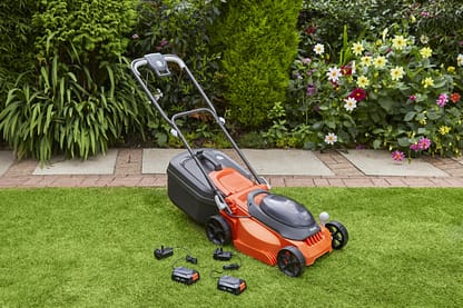 Flymo EasiStore 340R Electric Rotary Lawnmower 36V inc 2ah battery
