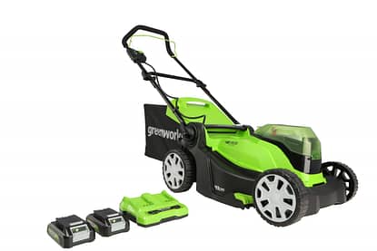 Greenworks 48V 41cm Cordless Lawnmower (2 x 2AH Battery & 2A Twin Charger) - Image 2