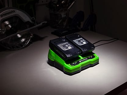 Greenworks 24V 2A Twin Port Battery Charger